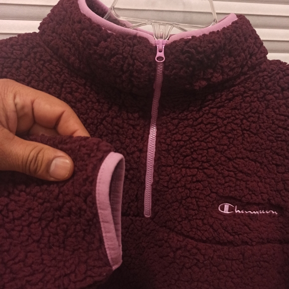 Champion crop ¼ zip up pullover sweatshirt - Picture 5 of 13
